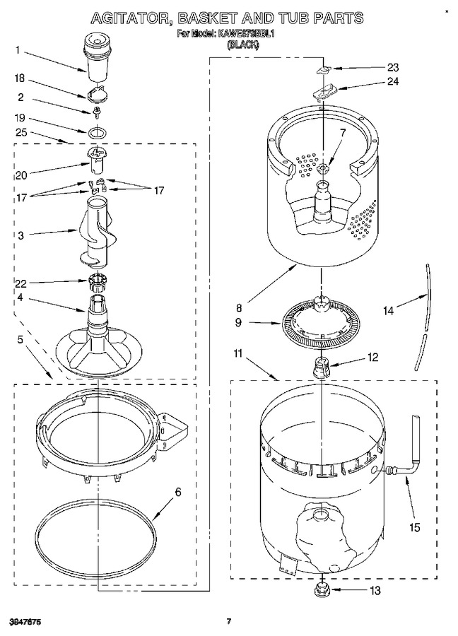 Diagram for KAWE679BBL1