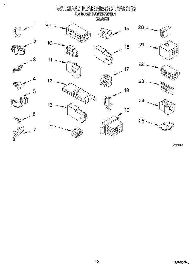 Diagram for KAWE679BBL1