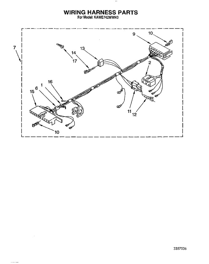 Diagram for KAWE742WAL3