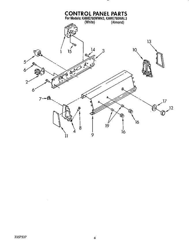 Diagram for KAWE760WAL3