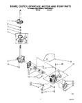 Diagram for 05 - Brake, Clutch, Gearcase, Motor & Pump