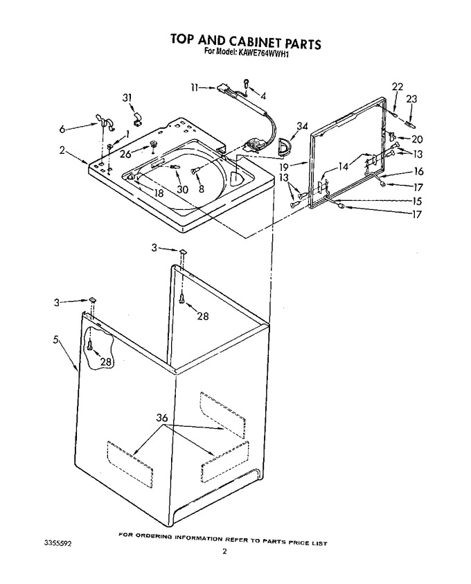 Diagram for KAWE764WWH1