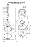 Diagram for 06 - Agitator, Basket, And Tub