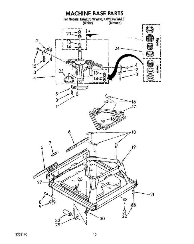 Diagram for KAWE767WAL0