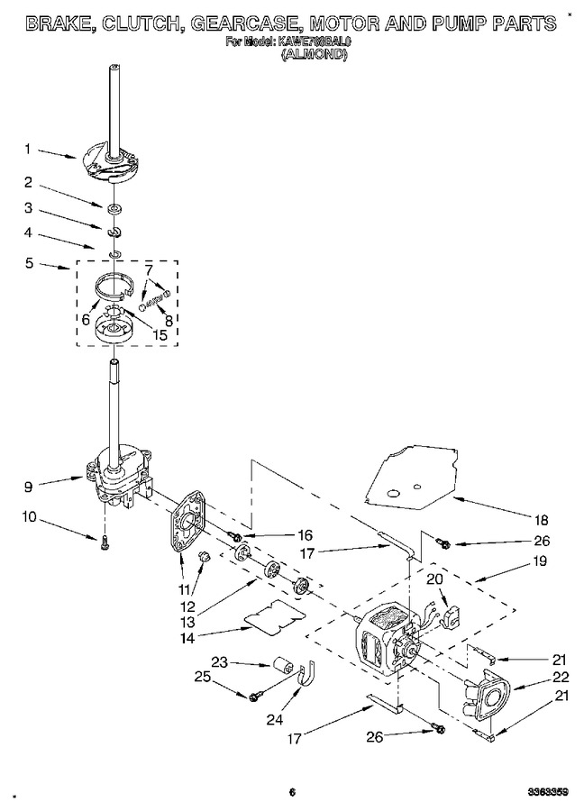 Diagram for KAWE768BAL0