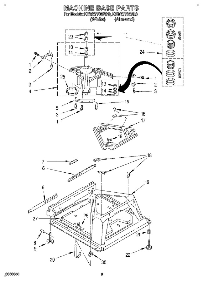 Diagram for KAWE770BWH0