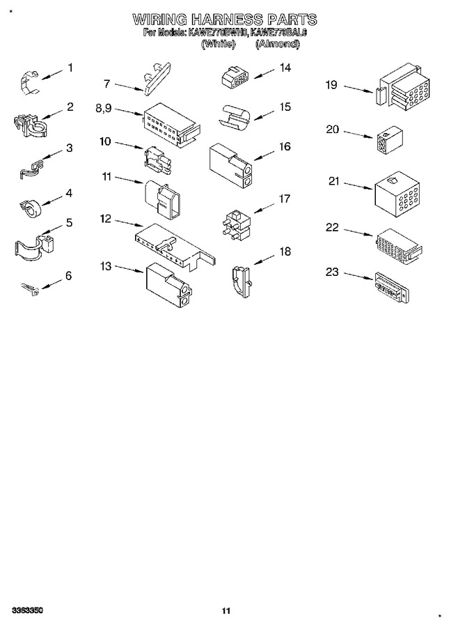 Diagram for KAWE770BWH0