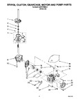 Diagram for 04 - Brake, Clutch, Gearcase, Motor And Pump