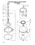 Diagram for 05 - Agitator, Basket And Tub