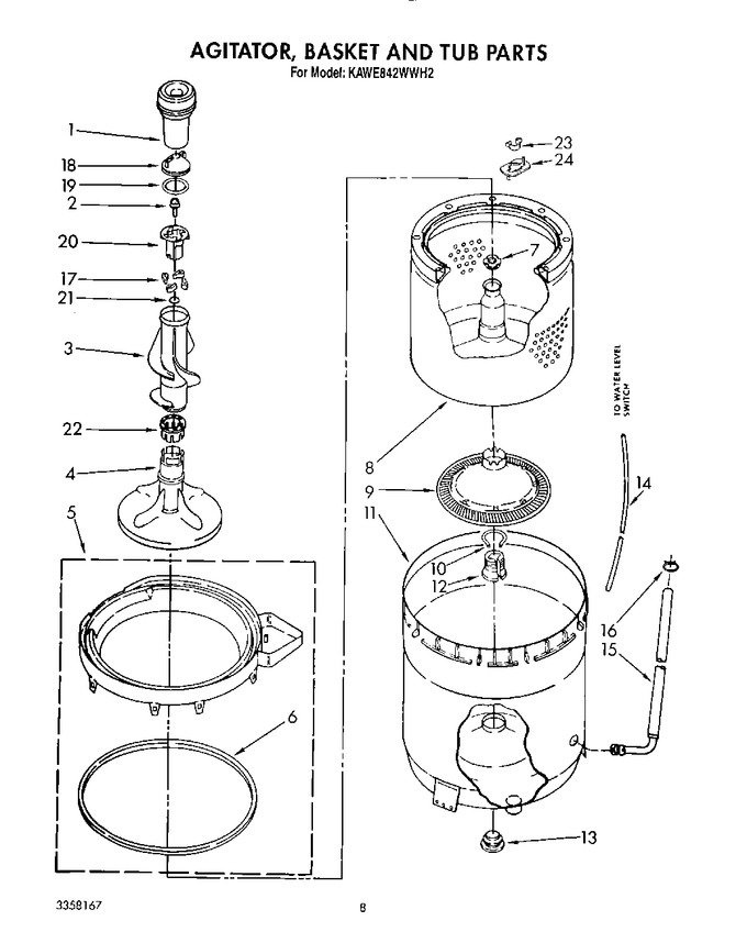 Diagram for KAWE842WWH2