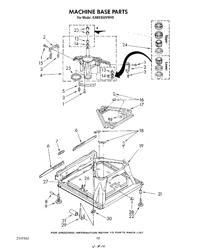 Diagram for KAWE850VWH0