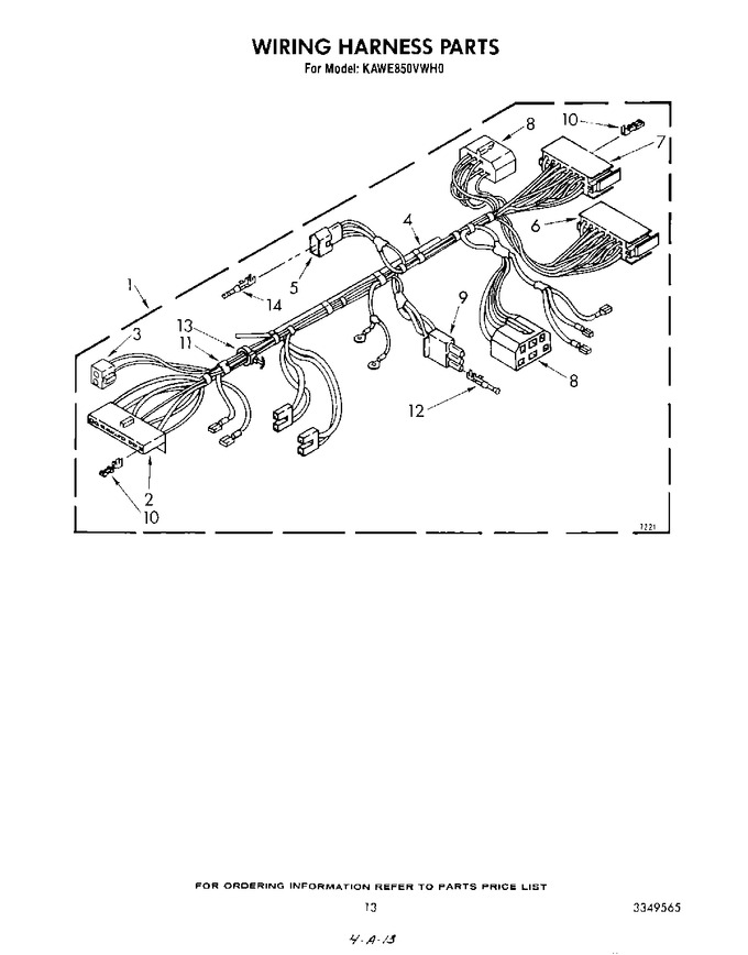 Diagram for KAWE850VAL0