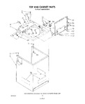 Diagram for 02 - Top And Cabinet , Literature And Optional