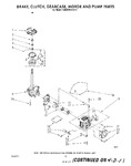 Diagram for 08 - Brake, Clutch, Gearcase, Motor And Pump