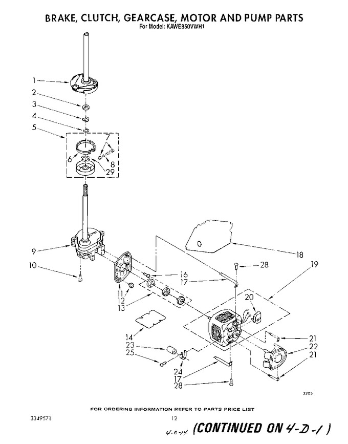 Diagram for KAWE850VAL1