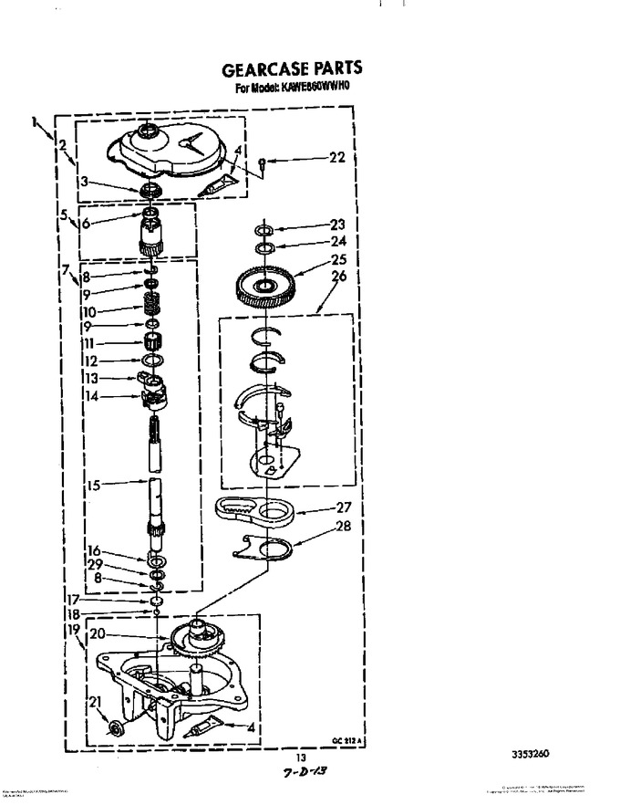 Diagram for KAWE860WAL0