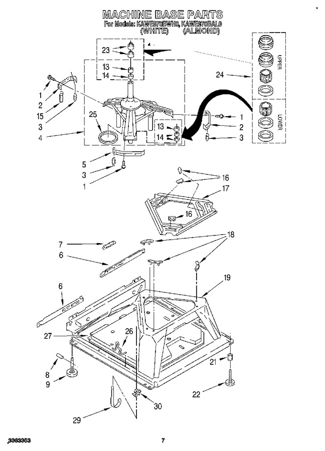 Diagram for KAWE870BAL0