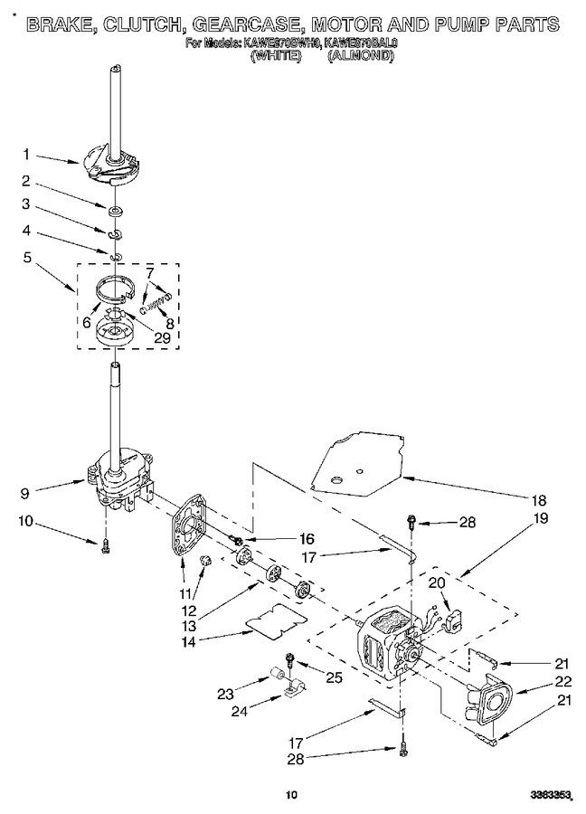 Diagram for KAWE870BAL0