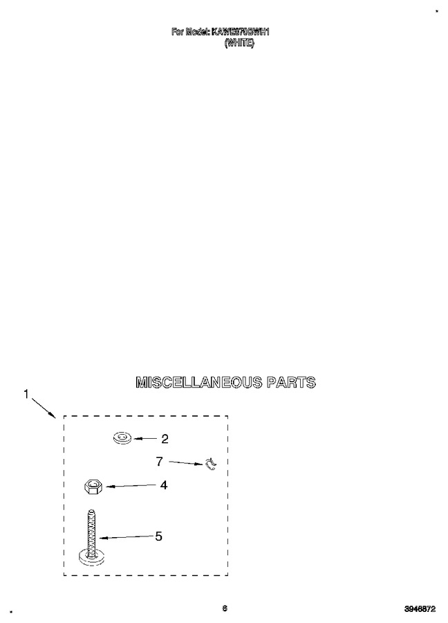 Diagram for KAWE870BWH1