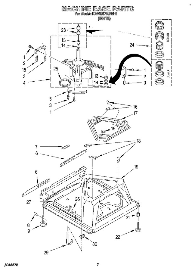 Diagram for KAWE870BWH1