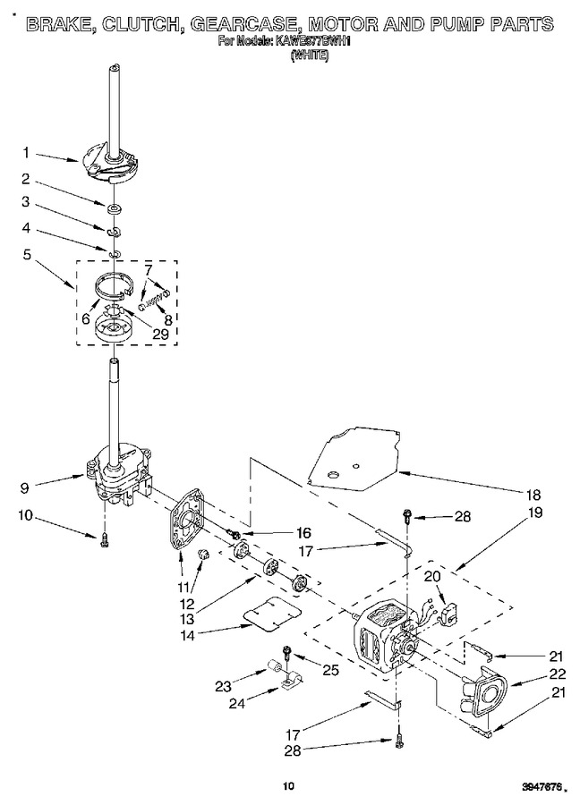 Diagram for KAWE877BWH1