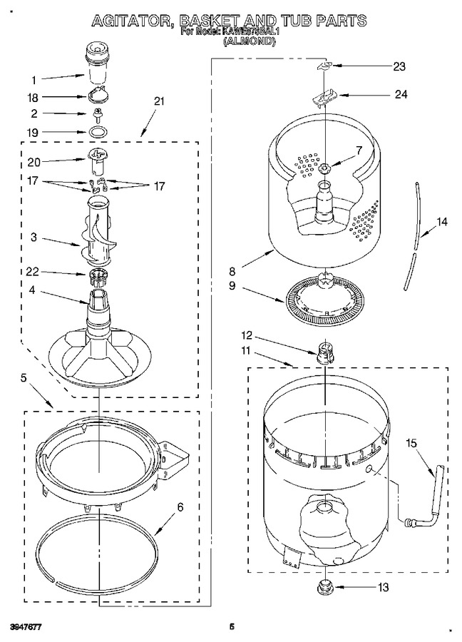 Diagram for KAWE878BAL1