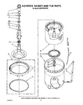 Diagram for 05 - Agitator, Basket And Tub