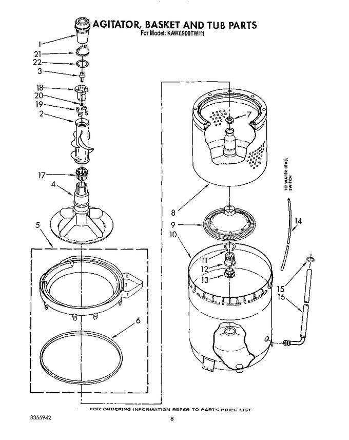 Diagram for KAWE900TWH1