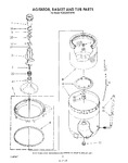 Diagram for 05 - Agitator, Basket And Tub