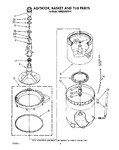 Diagram for 05 - Agitator, Basket And Tub