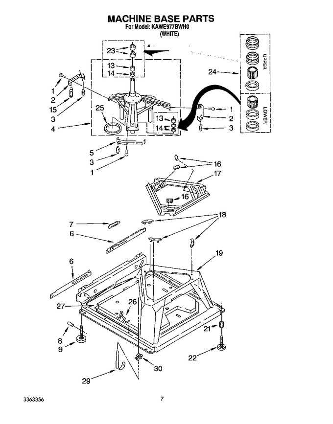 Diagram for KAWE977BWH0