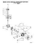 Diagram for 07 - Brake, Clutch, Gearcase, Motor And Pump