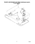 Diagram for 11 - Bleach, Detergent And Rinse Dispenser