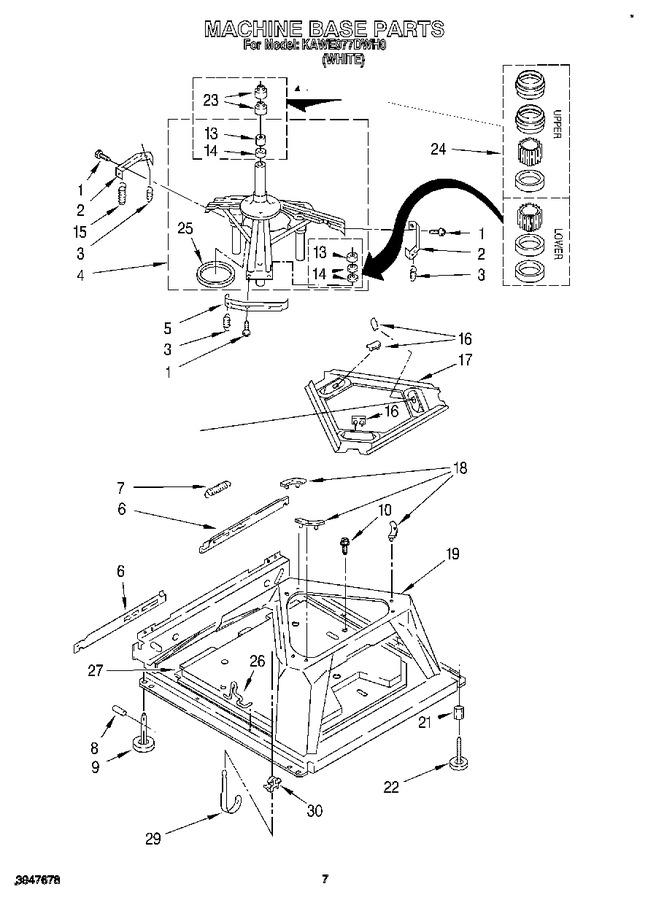 Diagram for KAWE977DWH0