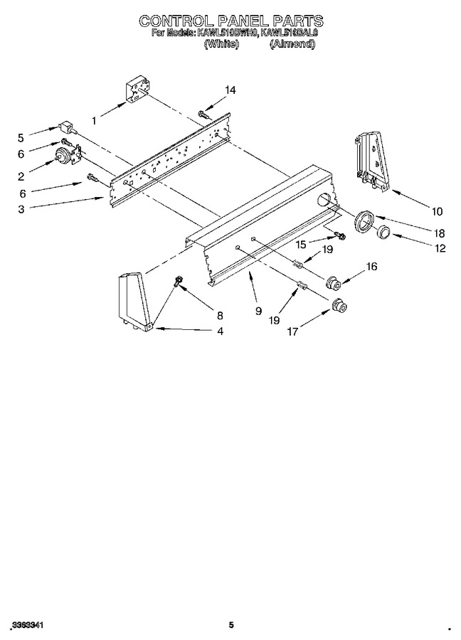 Diagram for KAWL510BWH0