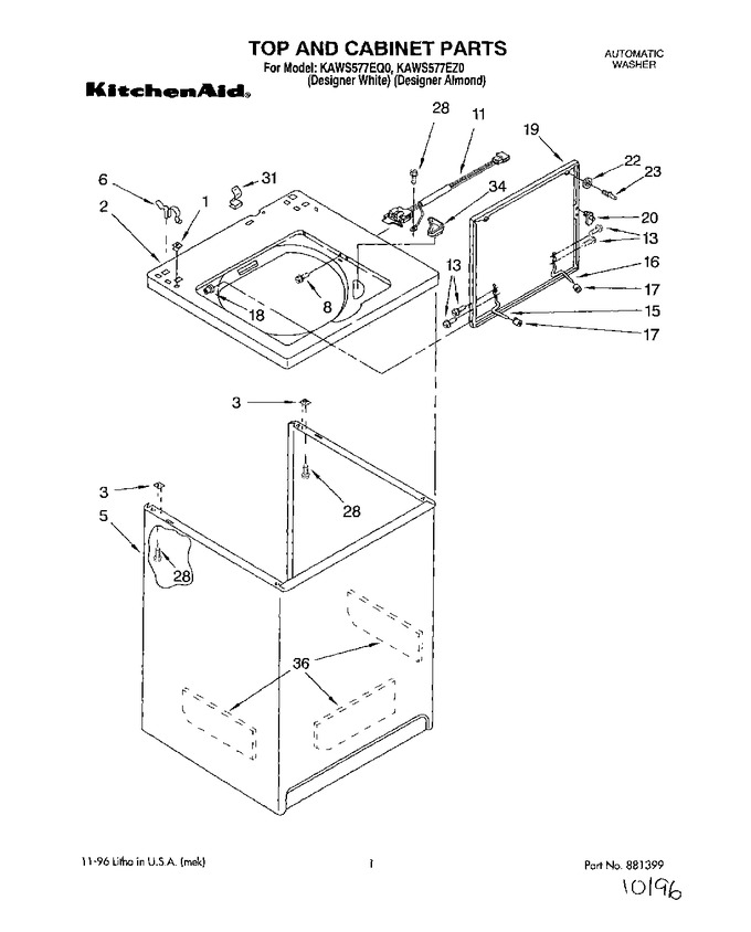 Diagram for KAWS577EZ0