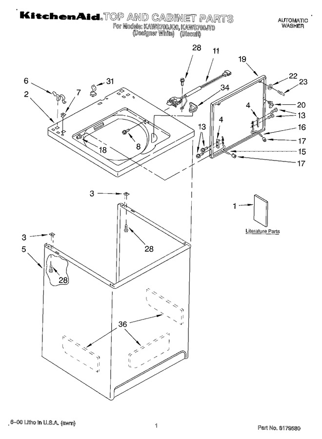 Diagram for KAWS700JQ0