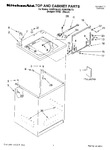 Diagram for 01 - Top And Cabinet, Literature