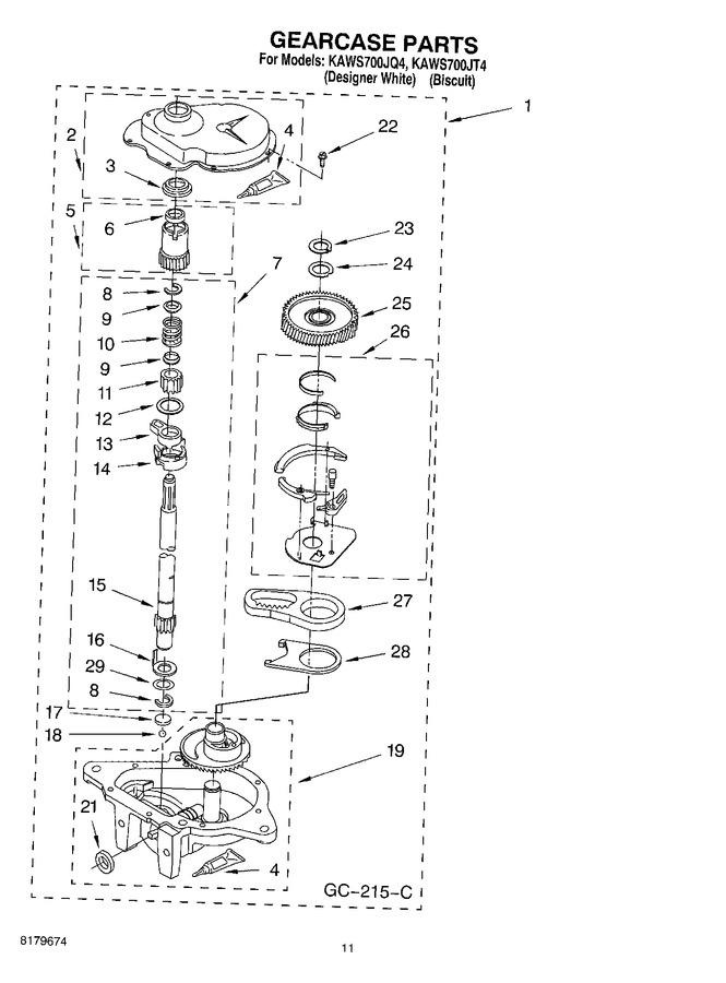 Diagram for KAWS700JT4