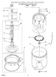 Diagram for 03 - Agitator, Basket, And Tub