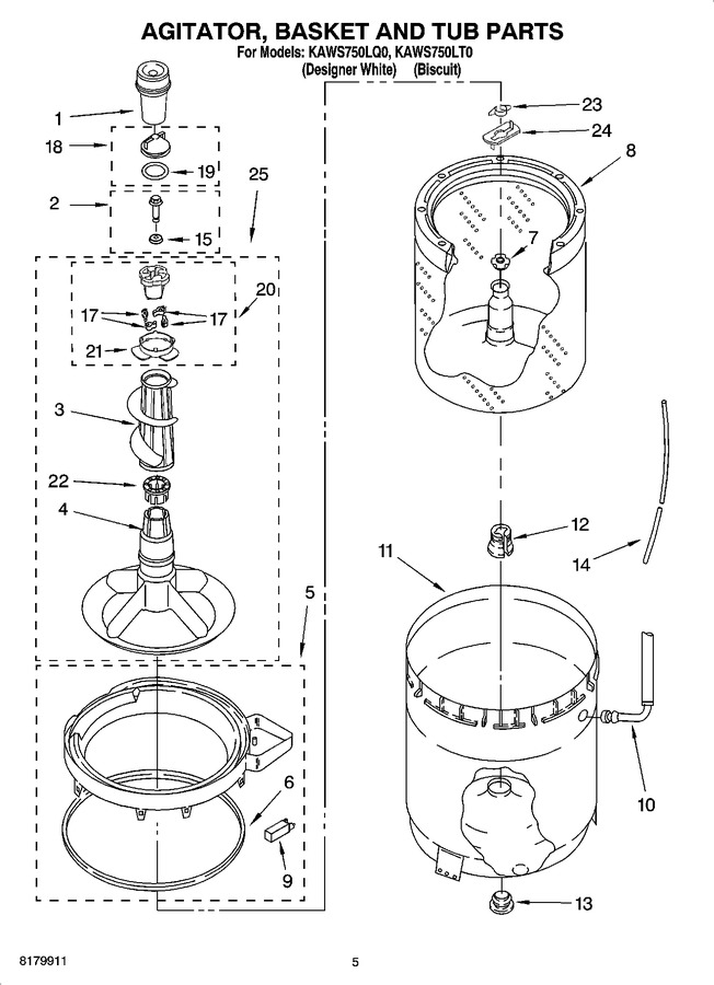 Diagram for KAWS750LQ0