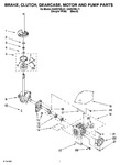 Diagram for 04 - Brake, Clutch, Gearcase, Motor And Pump Parts