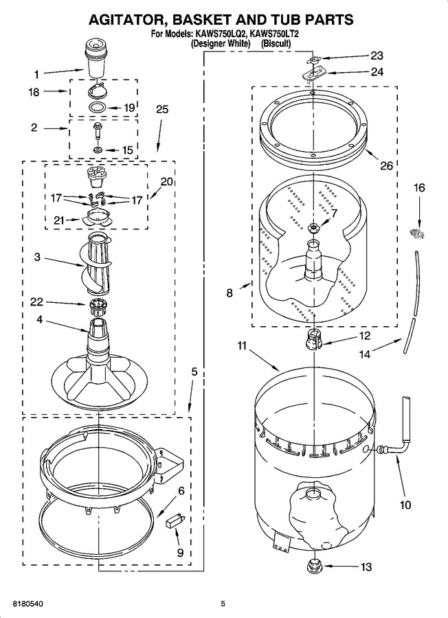 Diagram for KAWS750LT2