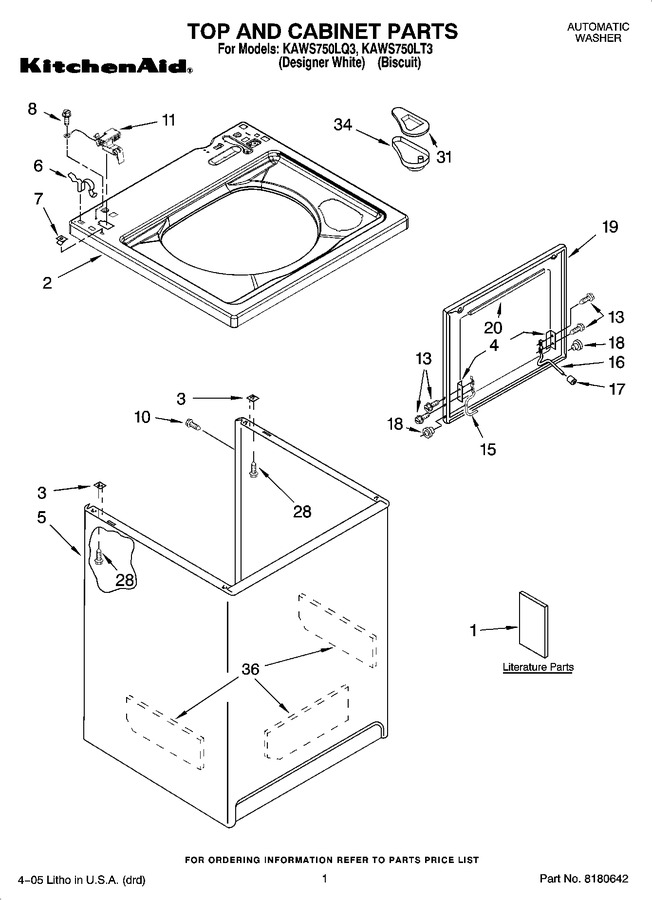 Diagram for KAWS750LQ3