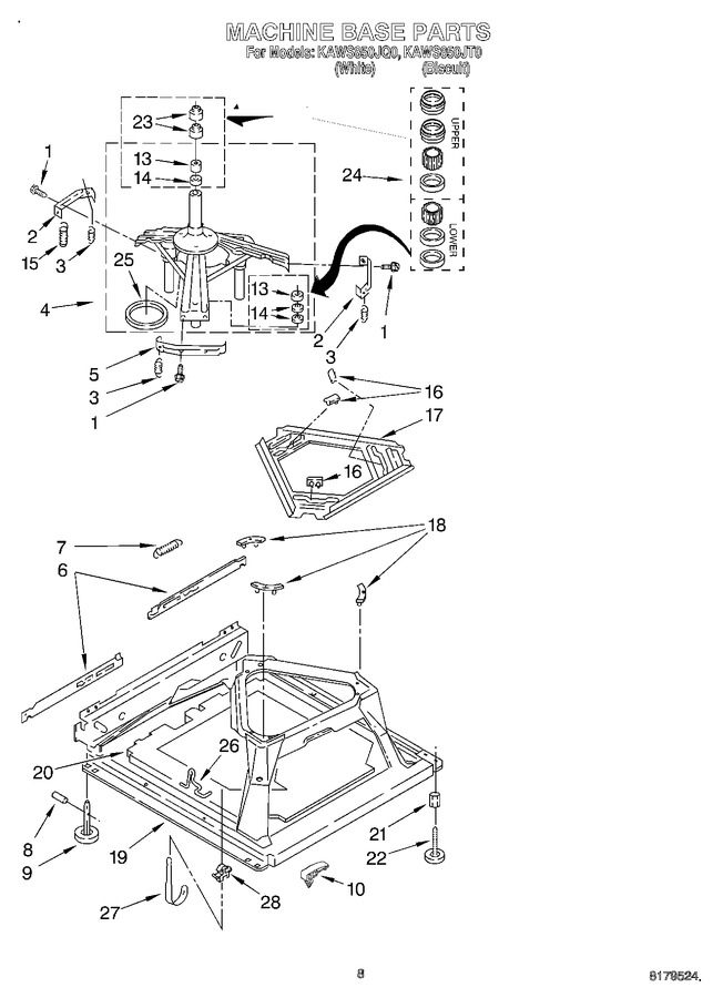 Diagram for KAWS850JQ0