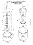 Diagram for 03 - Agitator, Basket And Tub