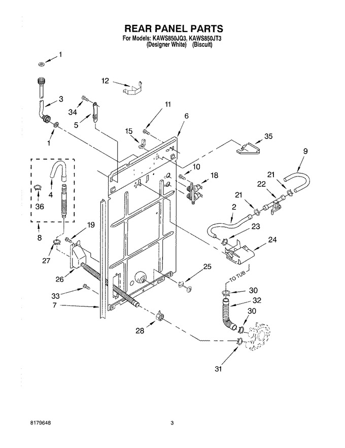 Diagram for KAWS850JQ3