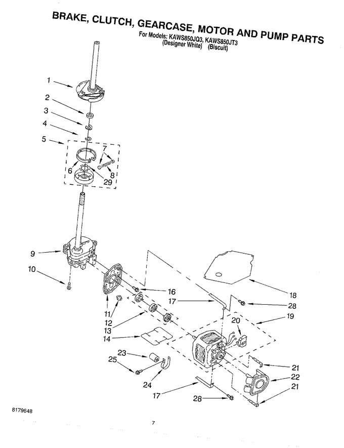 Diagram for KAWS850JQ3