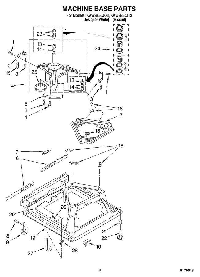 Diagram for KAWS850JQ3