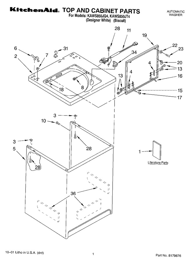 Diagram for KAWS850JQ4